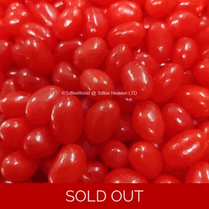 Zed Candy CHERRY Flavour Jelly Beans - Red Candy Sweets